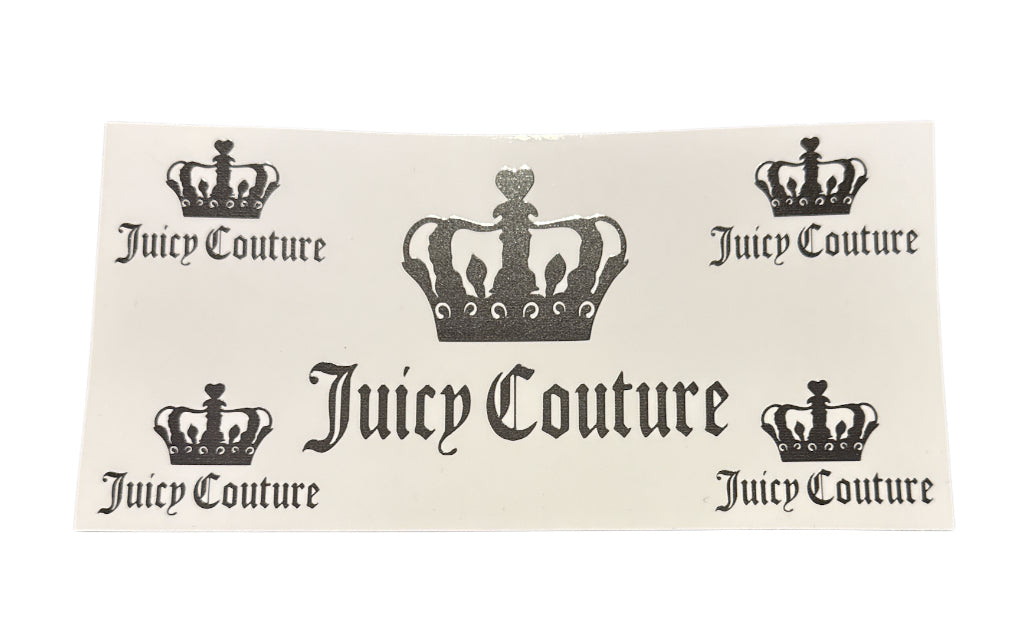 Juicy crown black Cup Transfer