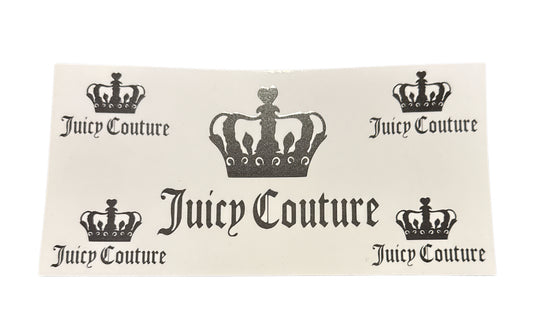 Juicy crown black Cup Transfer