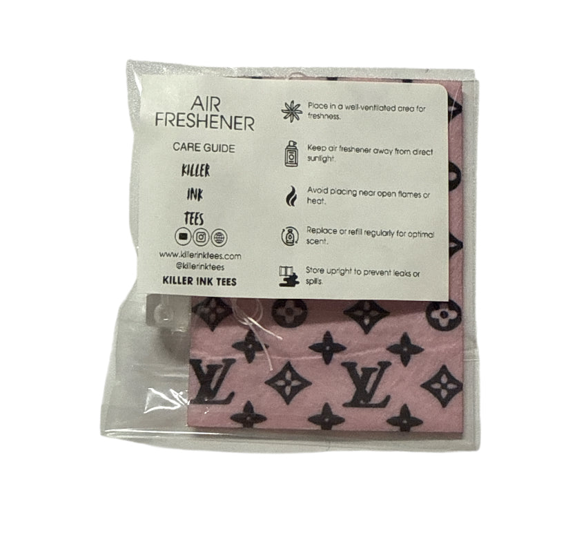 Lv pink Air Freshener with spray bottle scent