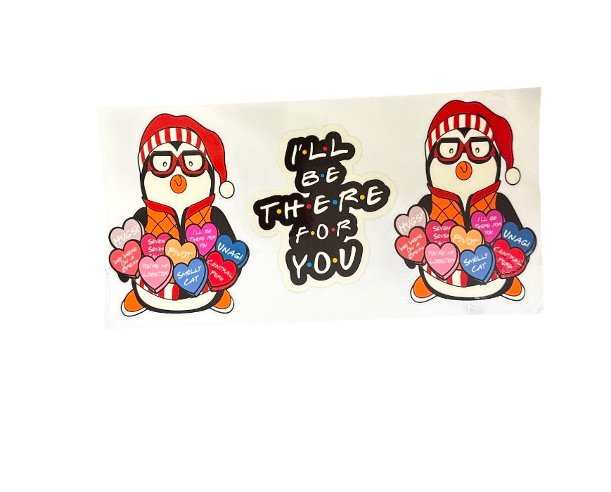 Hugsy the Penguin from Friends I’ll Be There For You Cup Transfer