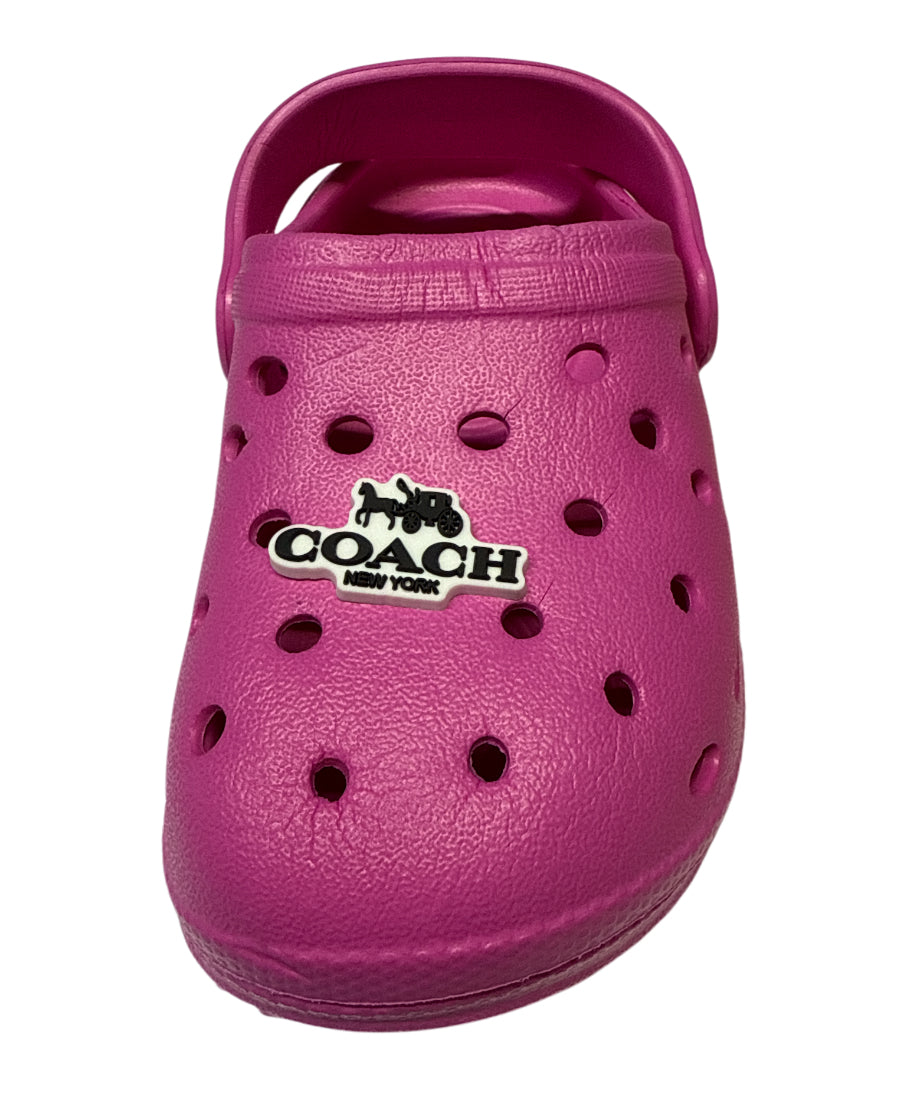 Coach black & white Shoe Charm