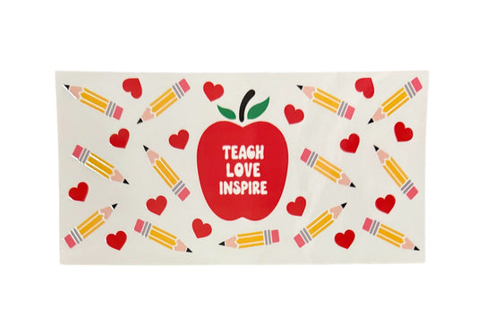 Teach love inspire Cup Transfer