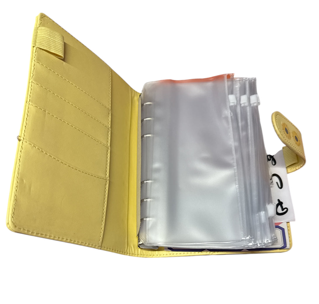 LV subflower yellow Budget Binder Book With Pen