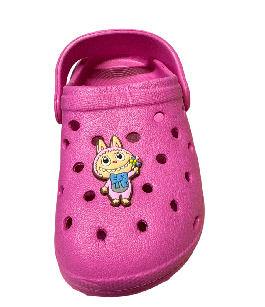 Pink labubu Shoe Charm
