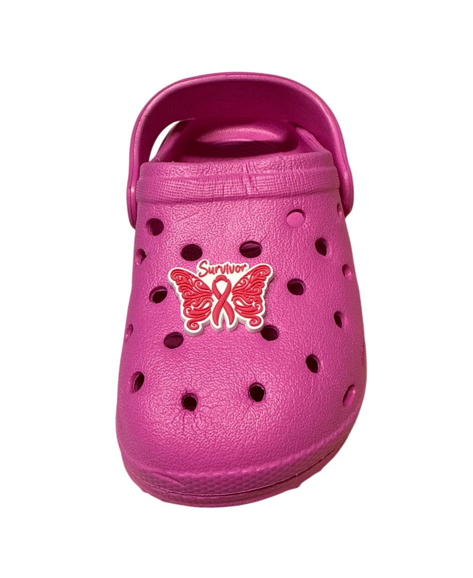 Butterfly survivor Shoe Charm