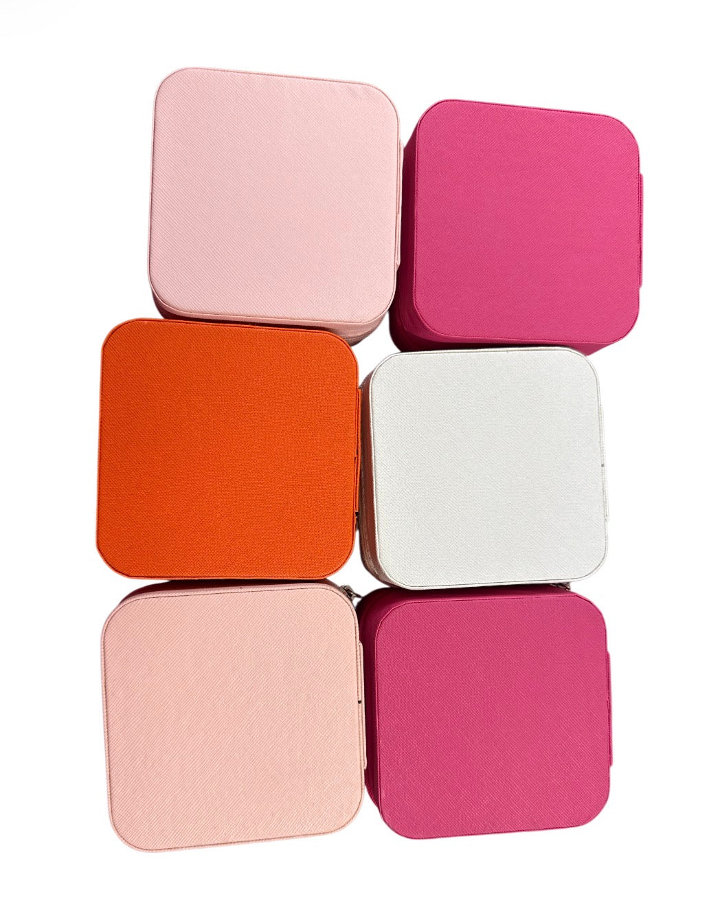Mystery travel jewelry box with zipper