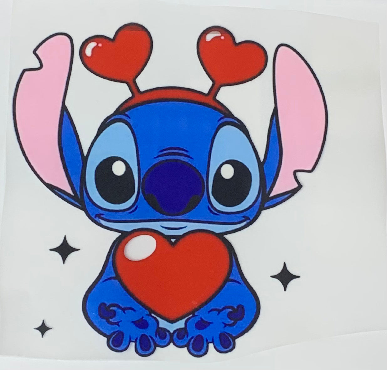 Stitch Big Heart DTF Heat Transfer