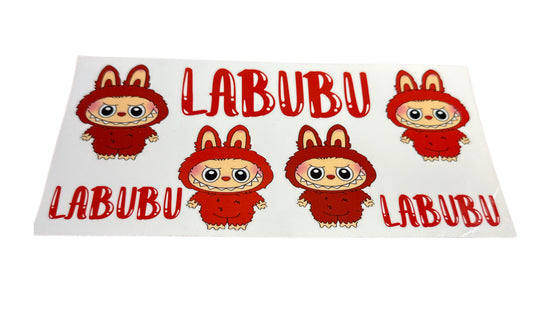 Labubu red Cup Transfer
