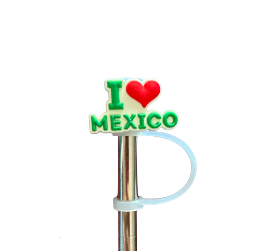 I heart Mexico Straw Topper