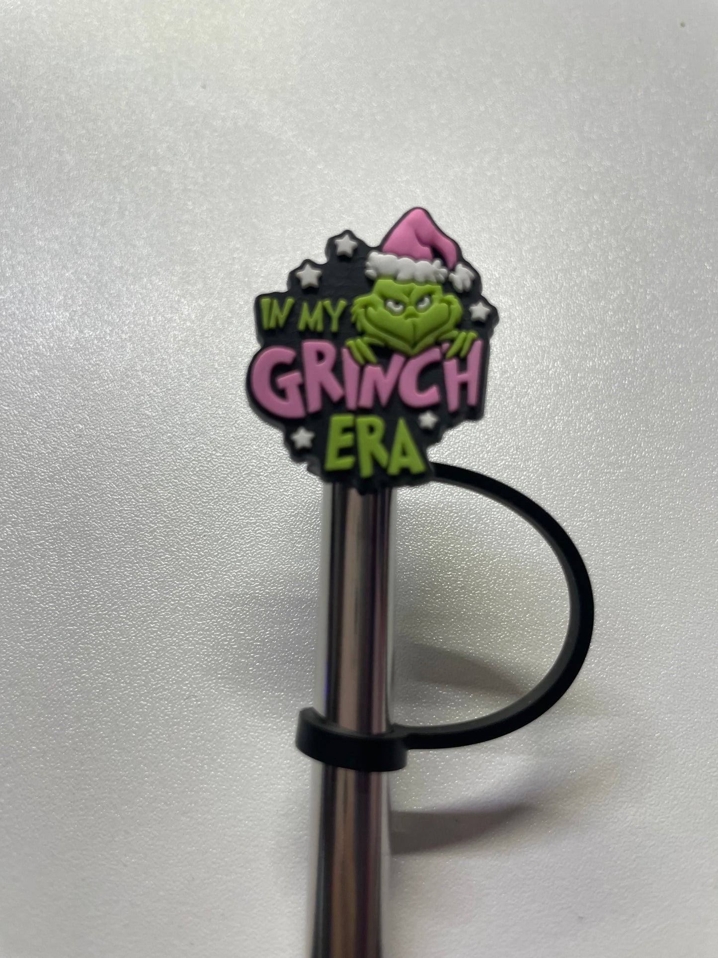 In my grinch era Straw Topper