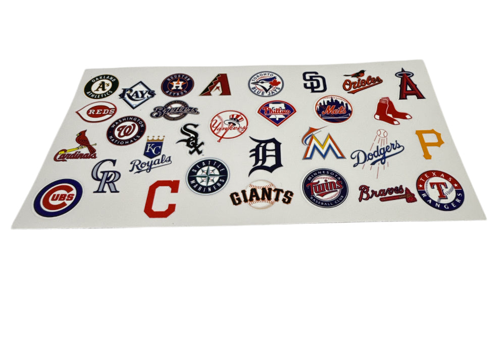 MLB Baseball Team Logos Cup Transfer