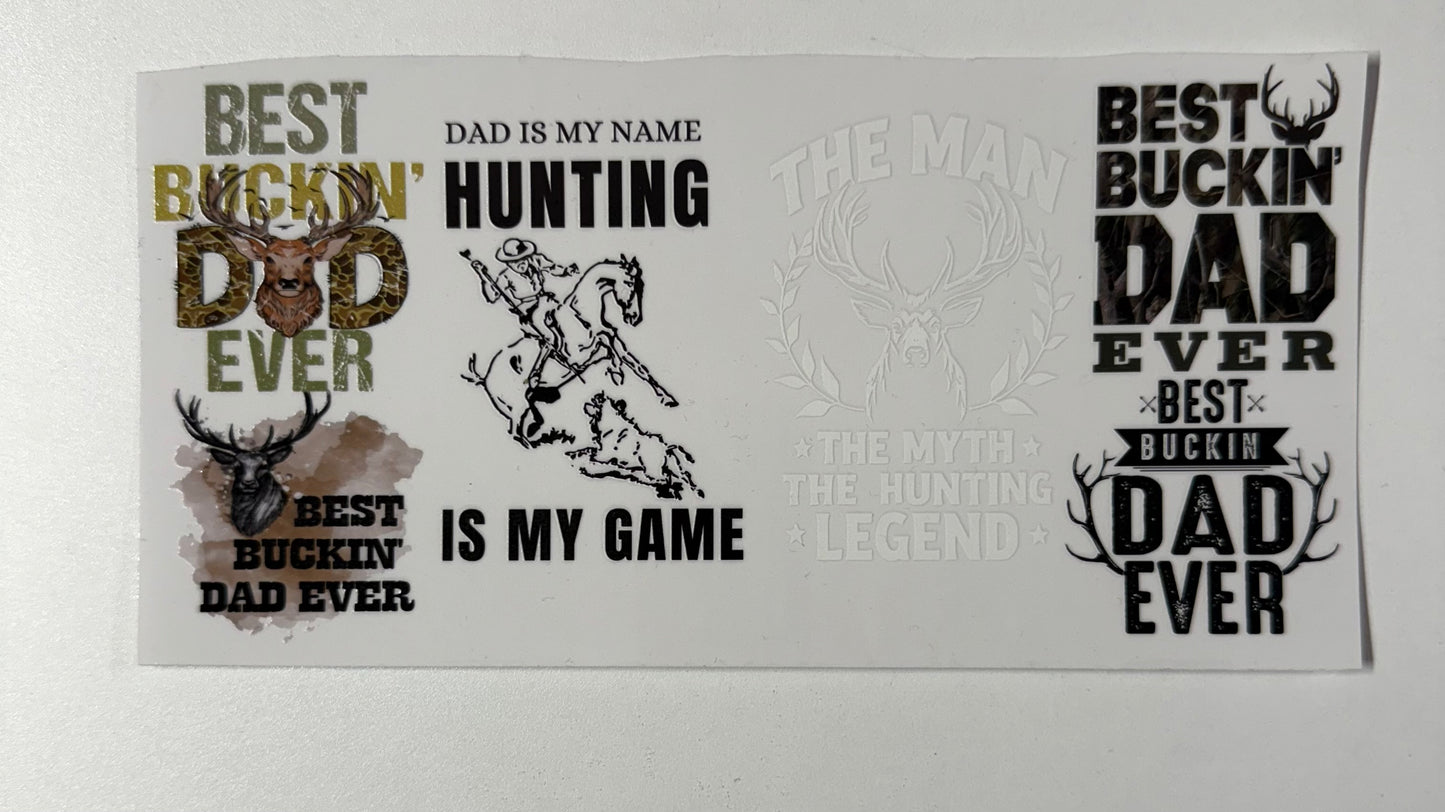 Best bucking dad hunting Cup Transfer