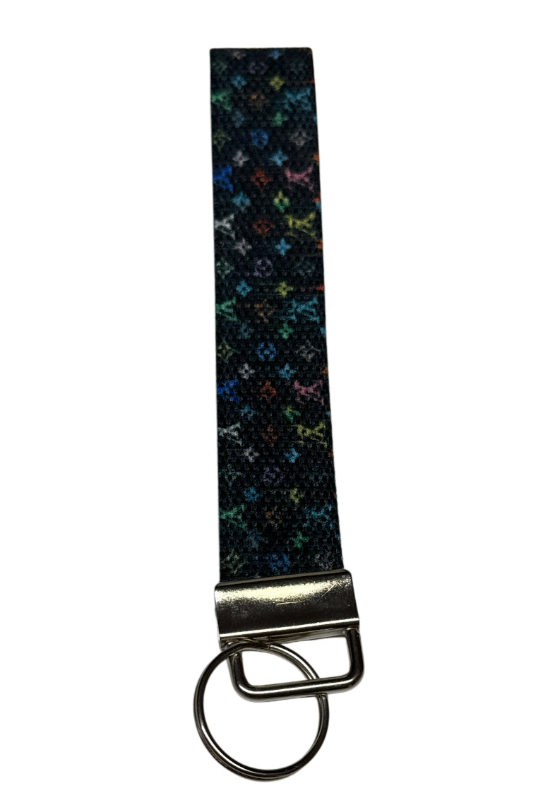 Lv colorful Keychain/ Key fob holder Wristlet