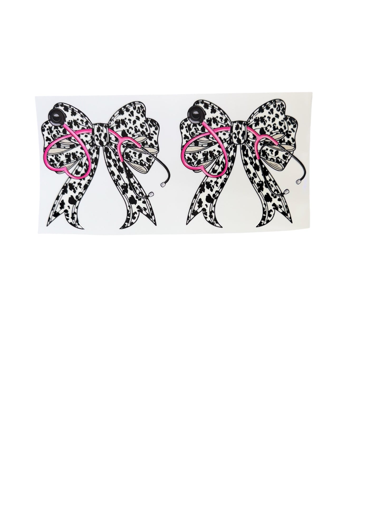 Nurse bow double Cup Transfer