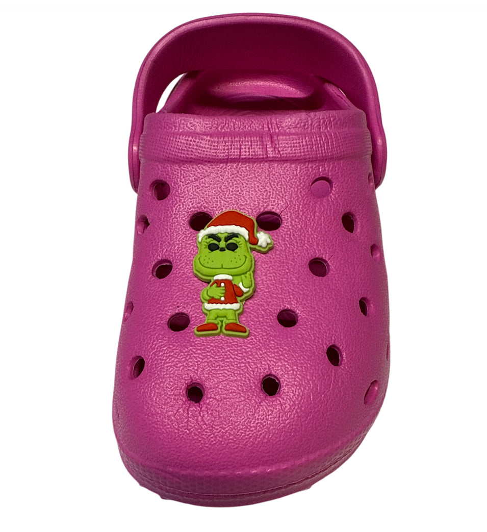 Grinch body Shoe Charm