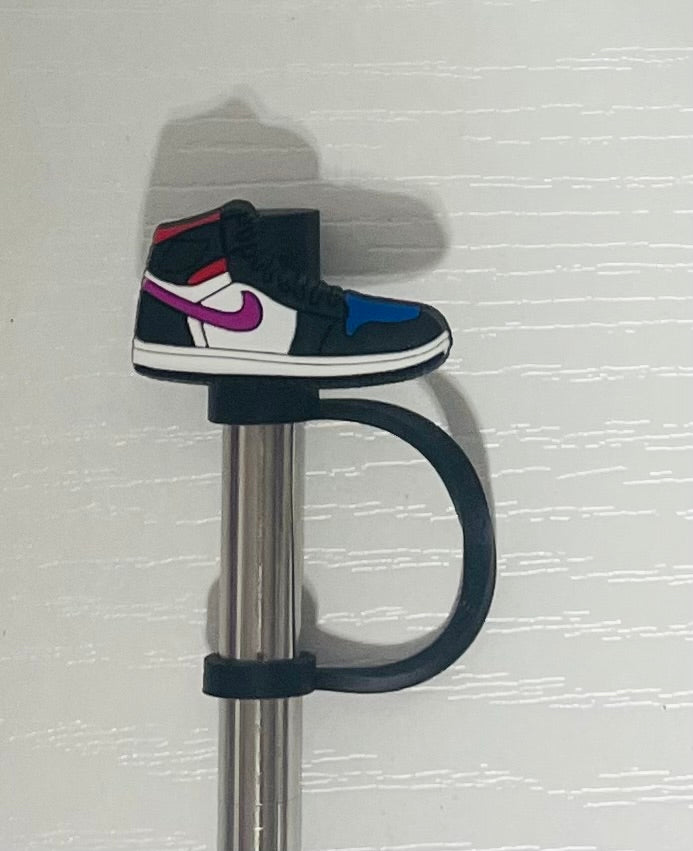 Multi Color Sneaker Straw Topper