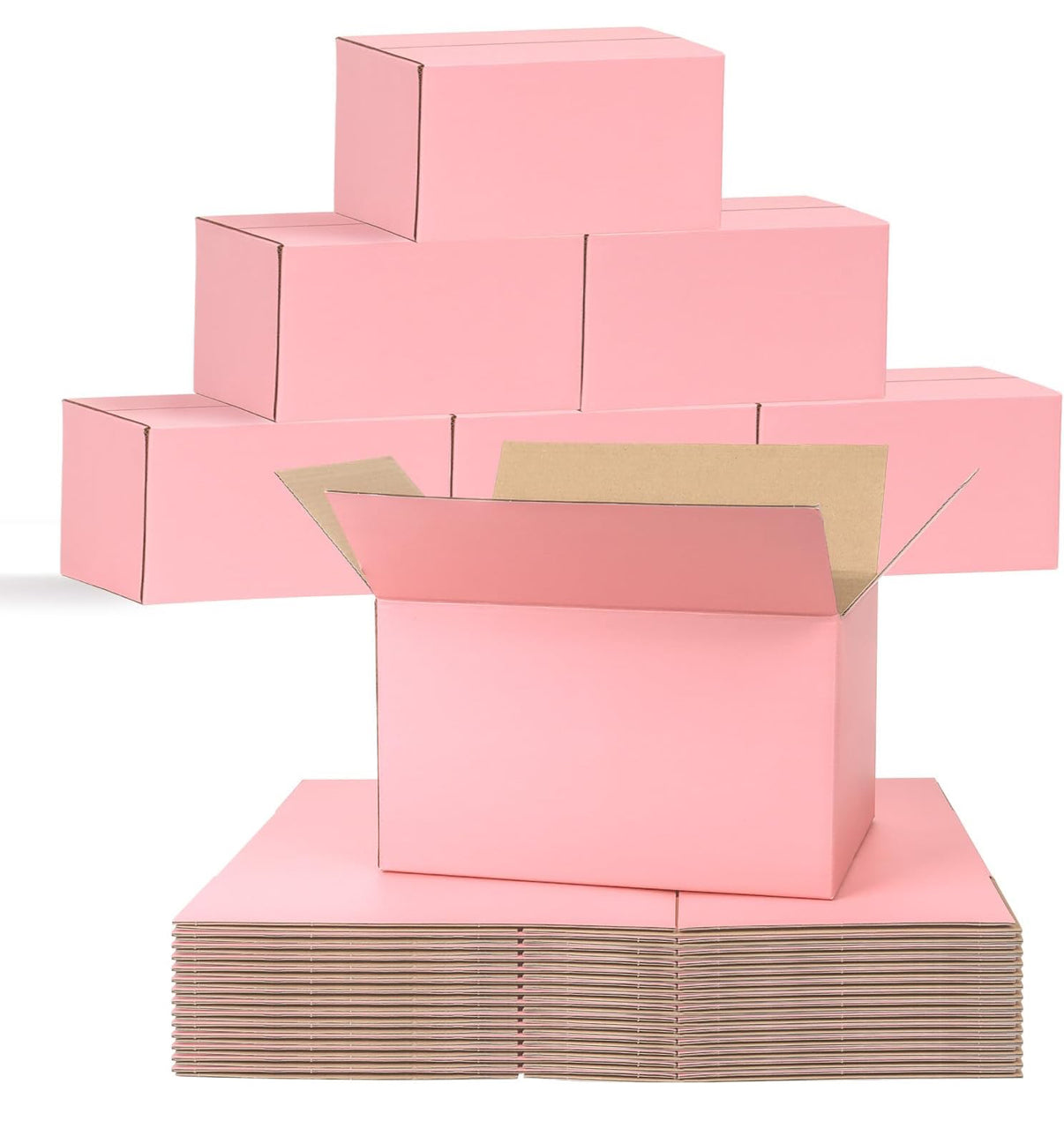 Pink 10x7x6 Shipping Boxes
