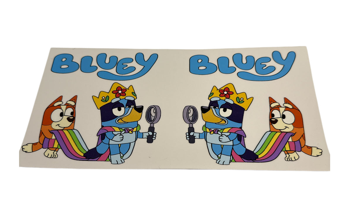 Bluey double Cup Transfer