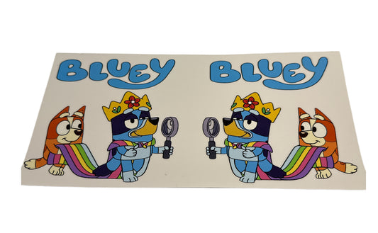 Bluey double Cup Transfer