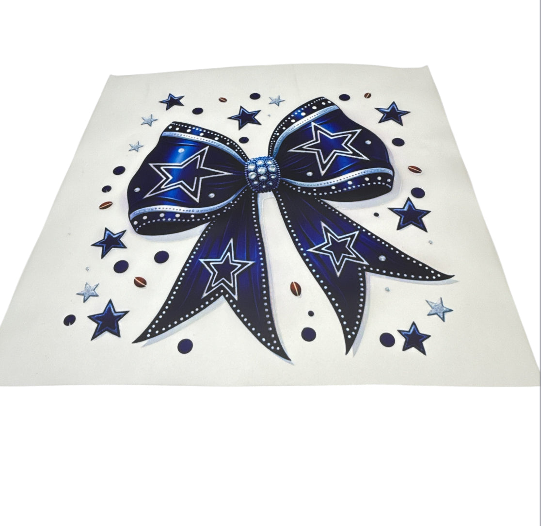 Cowboys bow DTF Heat Transfer