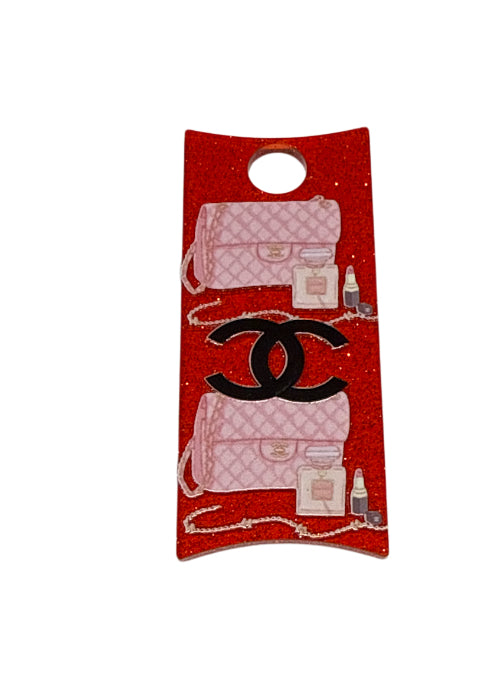 Cc purse Tumbler glitter plate cover