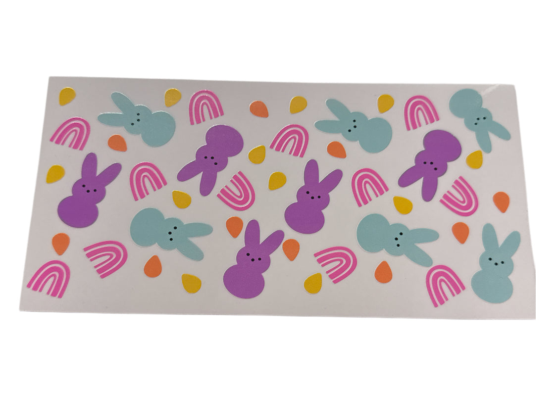 Easter rainbow Cup Transfer