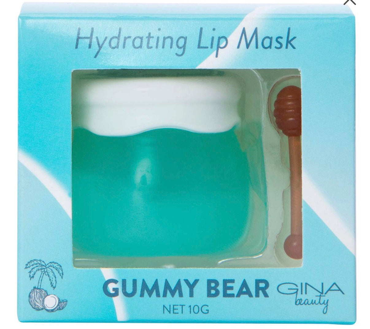 Lip mask cute honey pot with wand