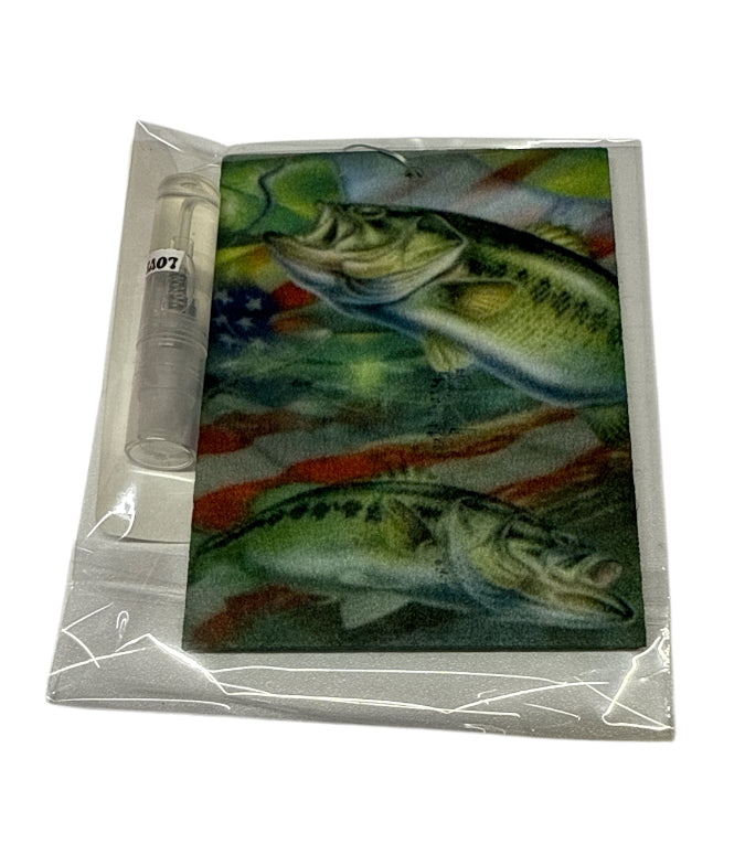 Fish flag Air Freshener with spray bottle scent