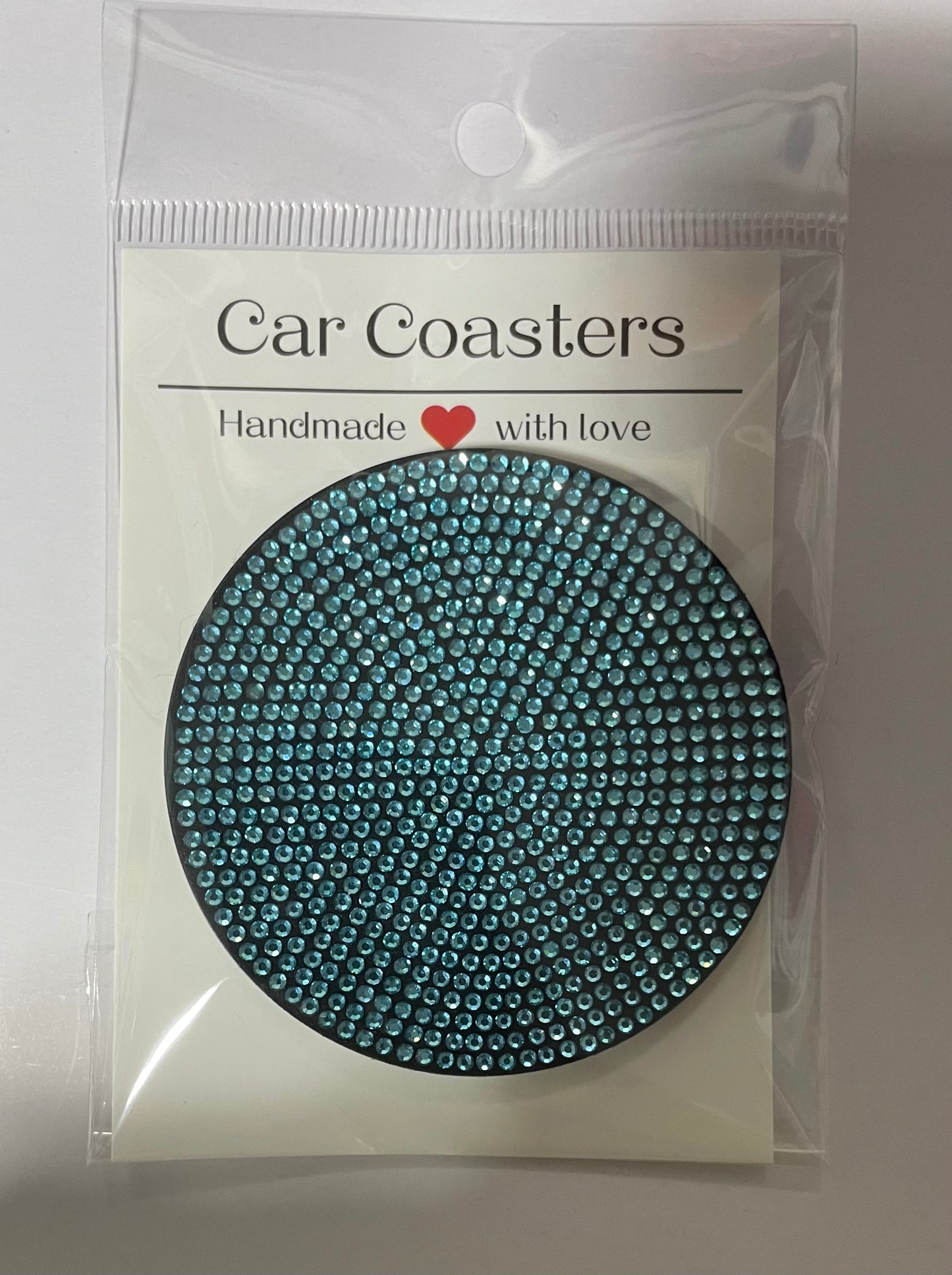 Rhinestones Baby Blue Coaster