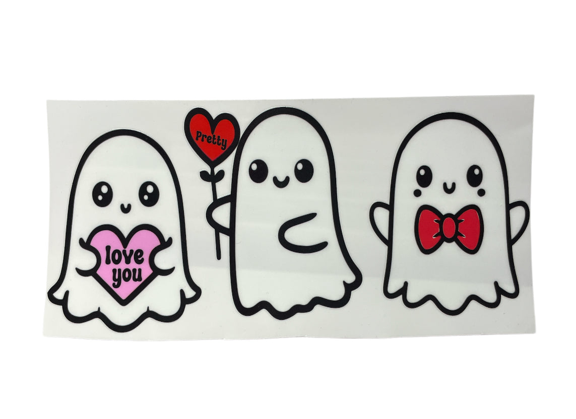 3 ghost love you Cup Transfer
