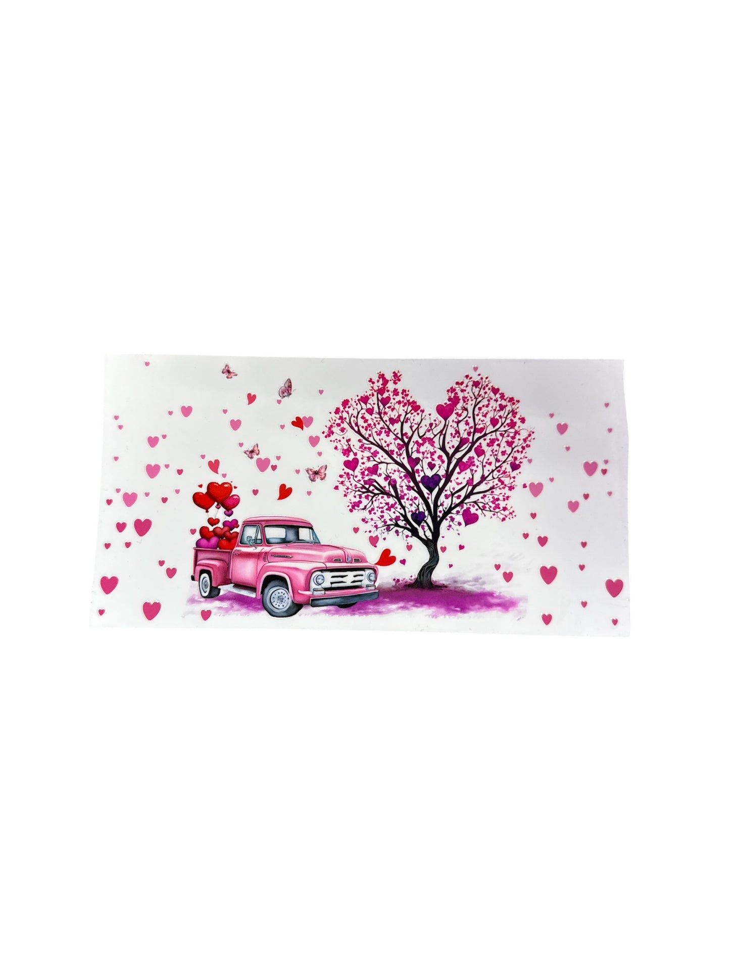 Heart tree truck cup Transfer