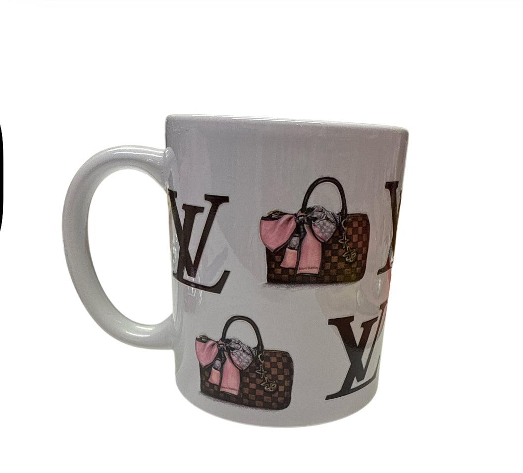 Lv purse coffee cup Mug