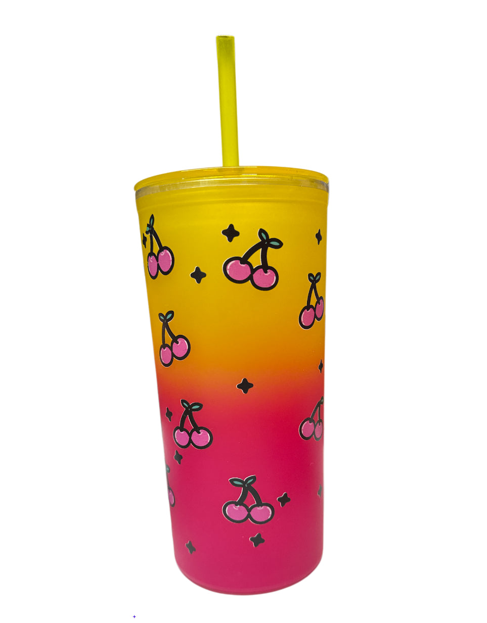 Your anxiety is a lying pink yellow tumbler