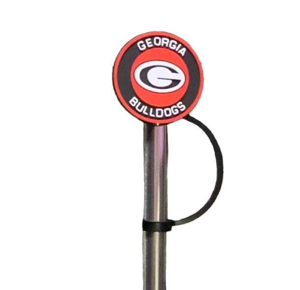 Georgia bulldogs Straw Topper