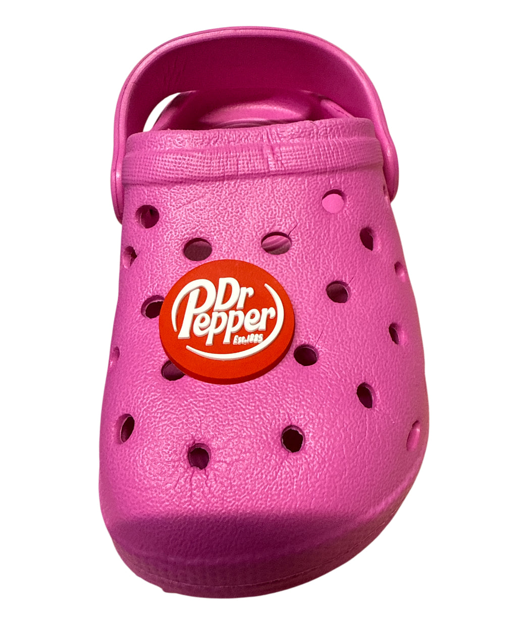 Dr Pepper circle Shoe Charm