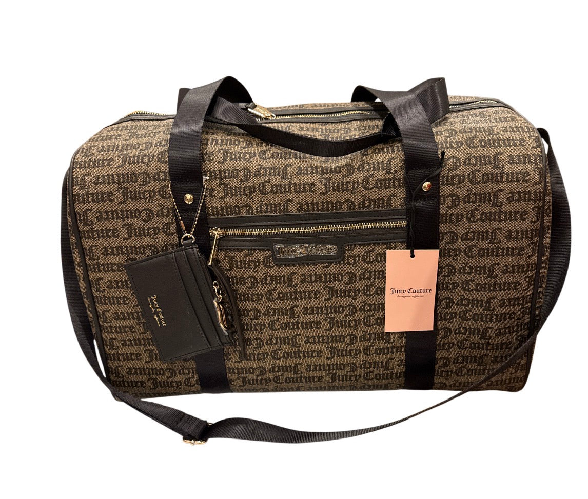 Large duffle brown bag juicy couture
