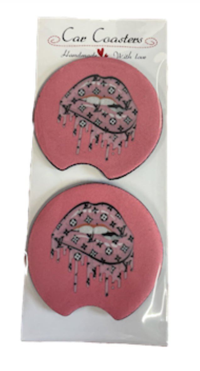 Lv lip drip Coasters