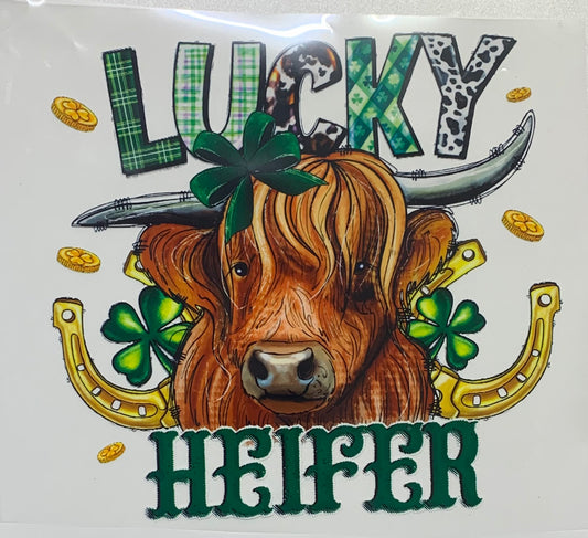 Lucky Heiffer DTF Heat Transfer
