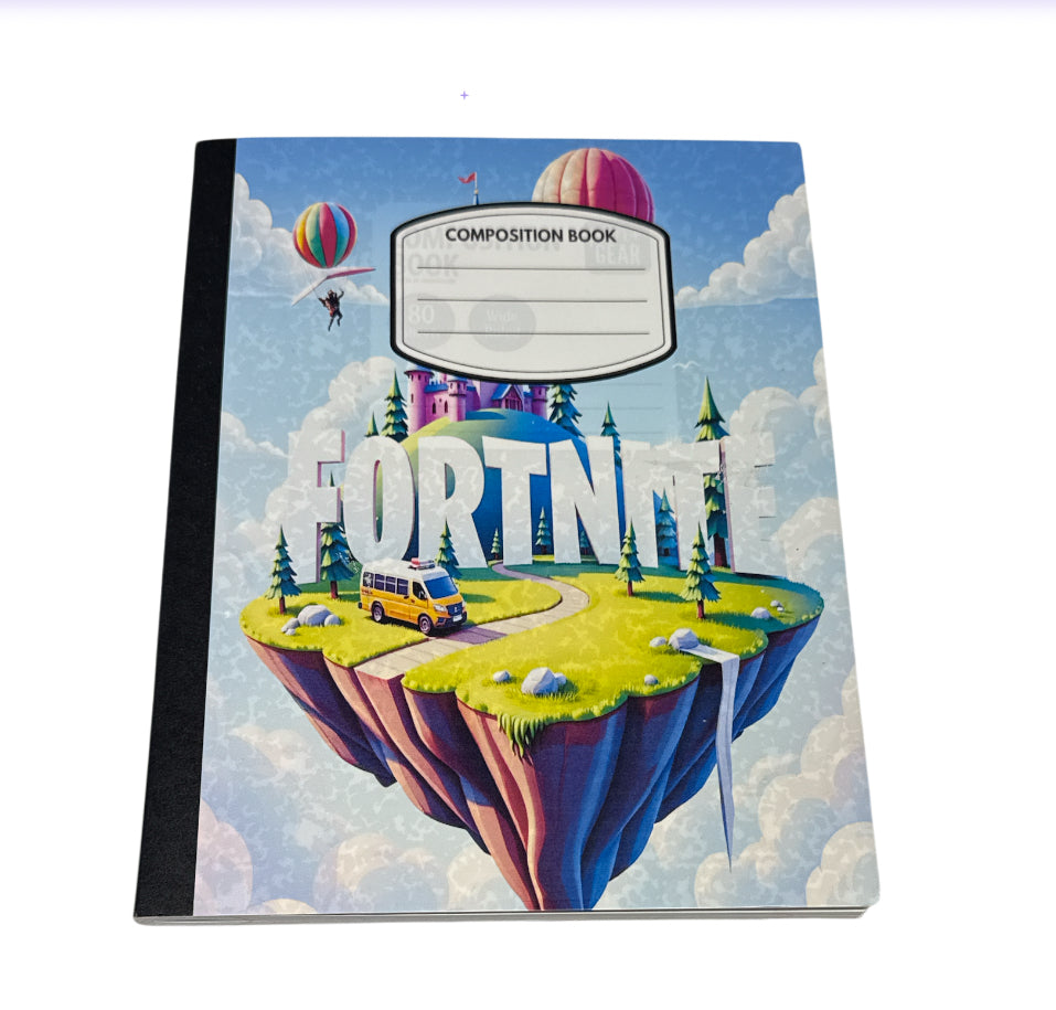 Composition notebooks .. front & back done
