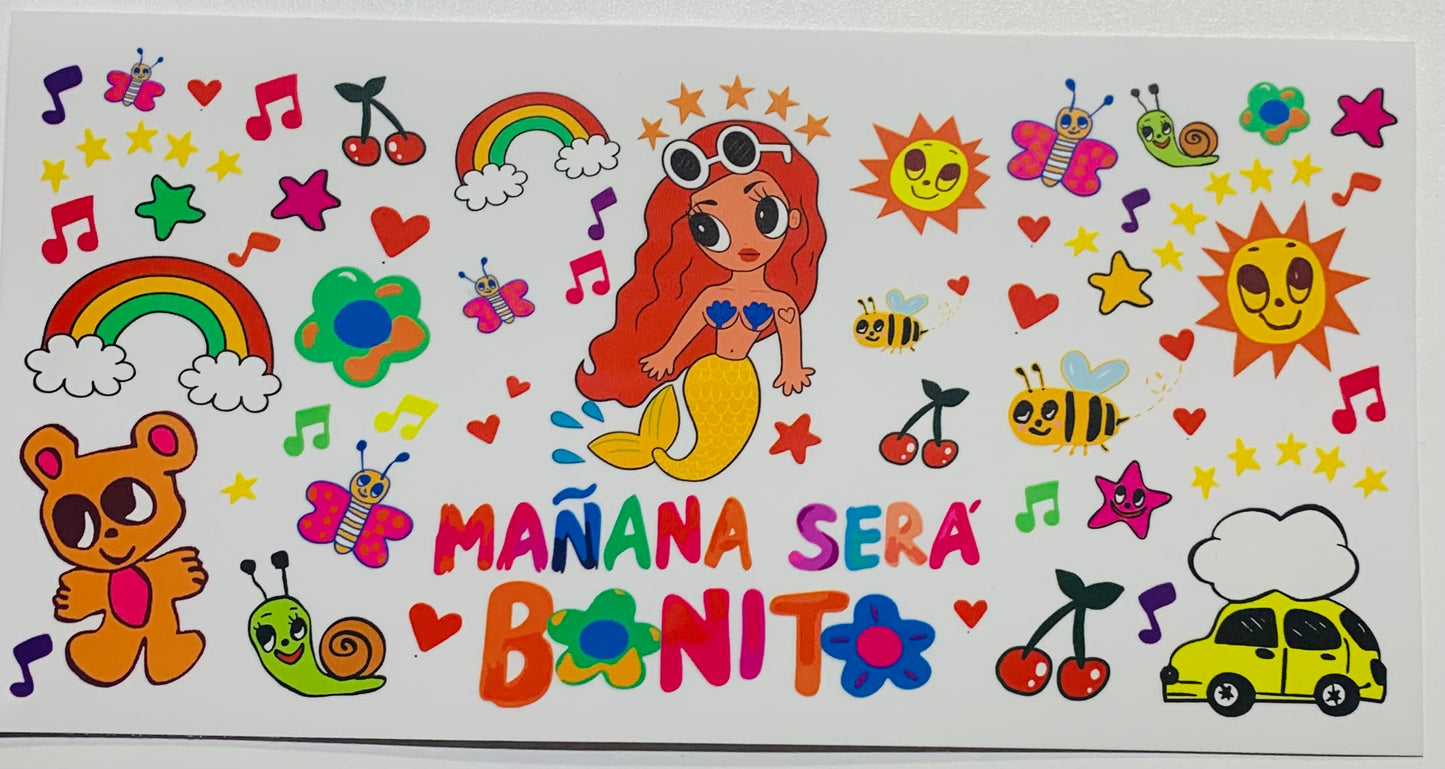 Karol G Manana Sera Bonito Cherries Cup Transfer