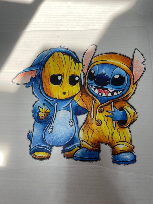 Stitch Wood DTF Heat Transfer