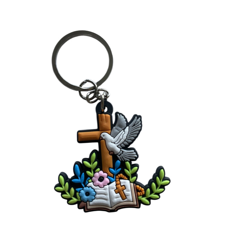 Bible cross Keychain
