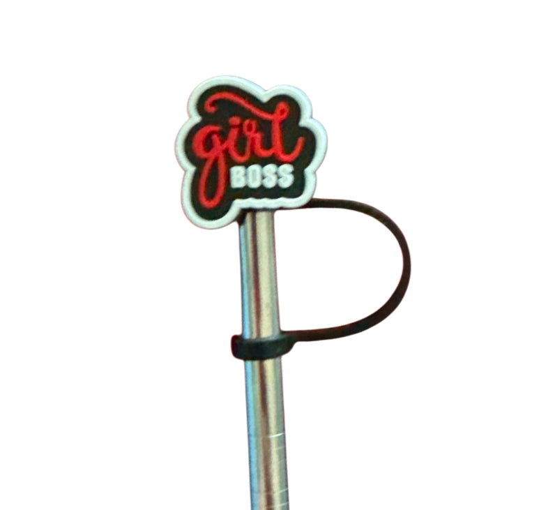 Girl boss Straw Topper