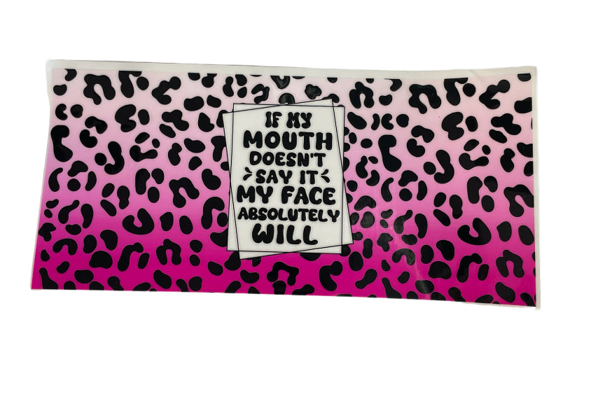If my mouth Cup Transfer