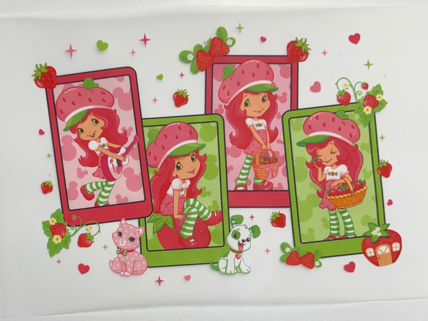Strawberry Shortcake Different Styles DTF Heat Transfer
