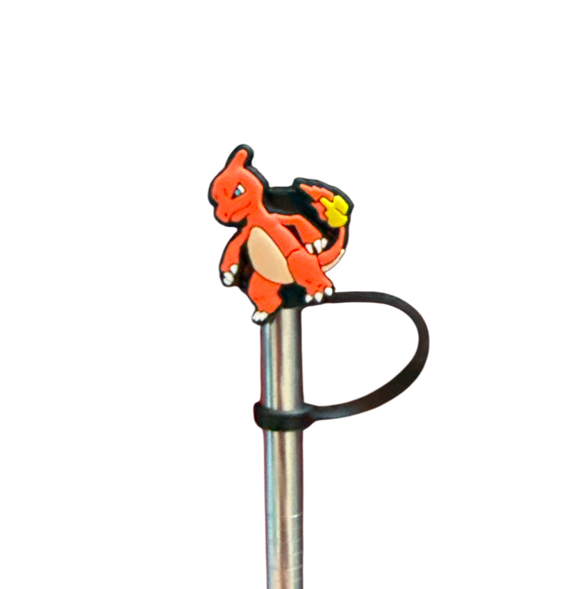 Pokemon fire Straw Topper