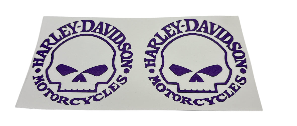 Harley davidson double purple Cup Transfer