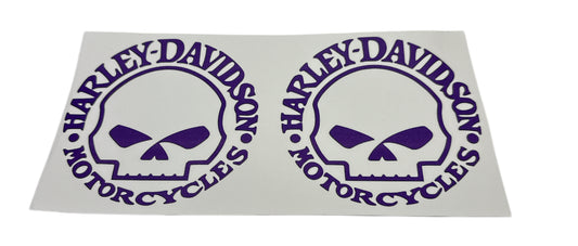 Harley davidson double purple Cup Transfer