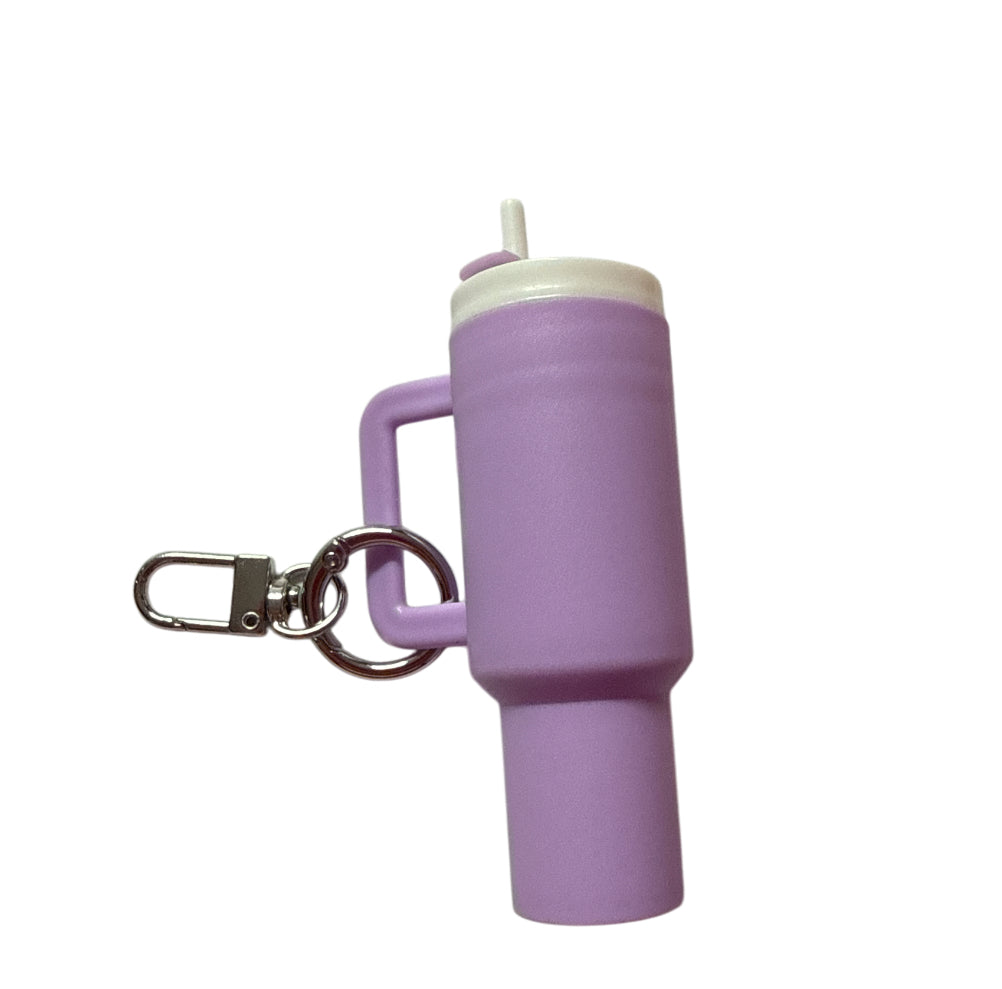 Blank light purple Cup Storage keychain