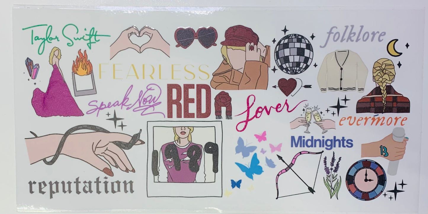 Taylor Swift Fearless Cup Transfer